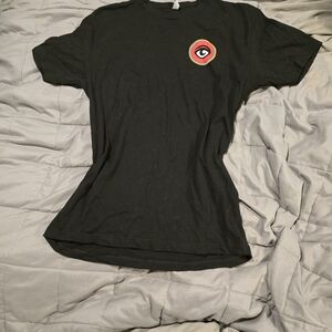 Next Level Apparel Black T-Shirt with Red Graphic